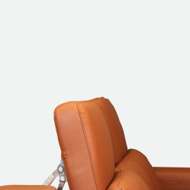 MAARK MOTORIZED RECLINER LEATHER SOFA SET (3R+2R+1R) 8356 TAN COLOUR HT