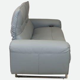MAARK MOTORIZED RECLINER LEATHER SOFA SET (3R+2R) 2A13-6194-829 GRAY BLUE COLOUR HT