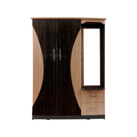 MAARK 3 DOOR WARDROBE PF WITH DRESSER