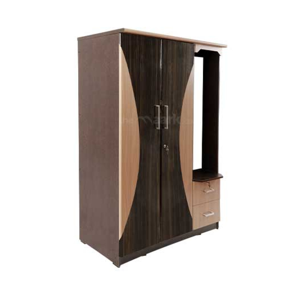 MAARK 3 DOOR WARDROBE PF WITH DRESSER