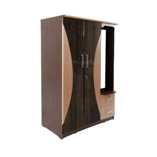 MAARK 3 DOOR WARDROBE PF WITH DRESSER