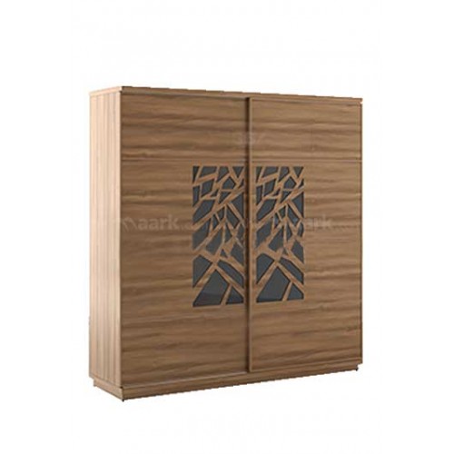 Trendly Sliding Wooden Wardrobe