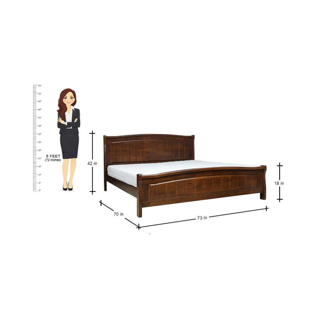 Victoria King Size Wooden Cot | Buy King Size Bed in Online | King ...