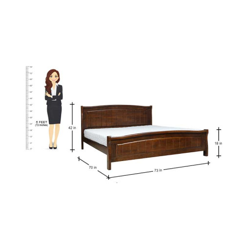 VICTORIA KING SIZE WOODEN COT