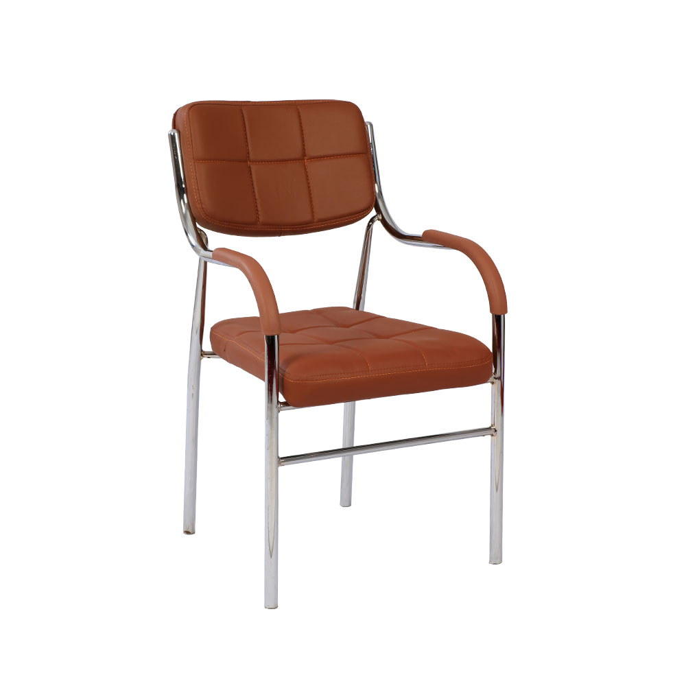 MAARK VISITOR CHAIR FB05 BROWN COLOUR HT