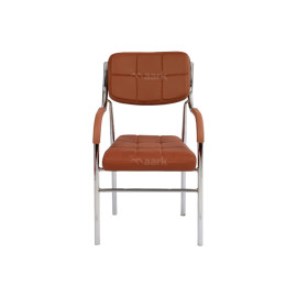 MAARK VISITOR CHAIR FB05 BROWN COLOUR HT