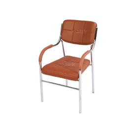 MAARK VISITOR CHAIR FB05 BROWN COLOUR HT