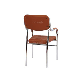 MAARK VISITOR CHAIR FB05 BROWN COLOUR HT