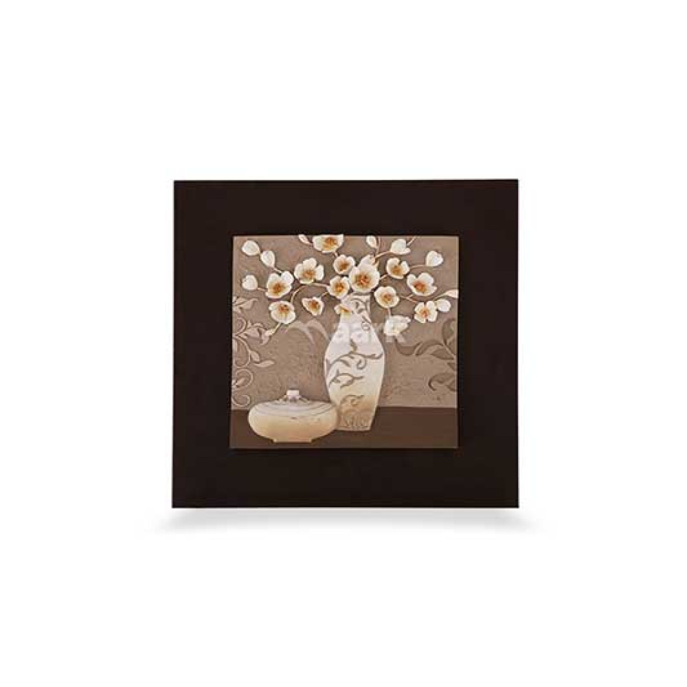WALL FRAME MATE FLOWER