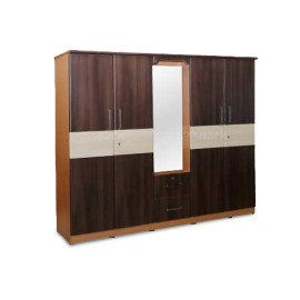 MAARK 5 DOOR WARDROBE PF WITH DRESSER