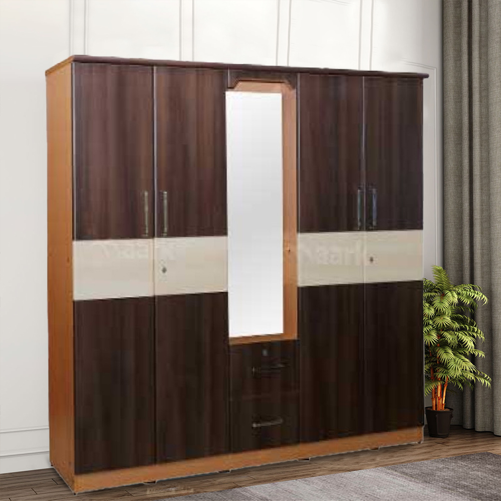 MAARK 5 DOOR WARDROBE PF WITH DRESSER