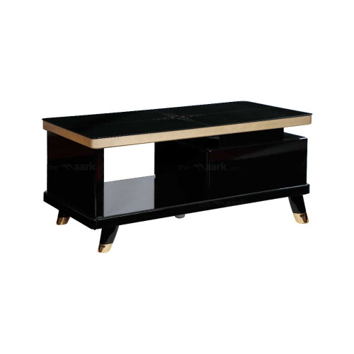 Wooden Center Table in Black Color