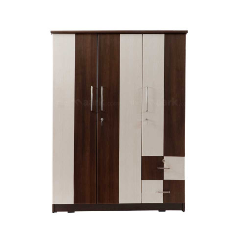 Wooden Classy Designed Three Door Wardrobe