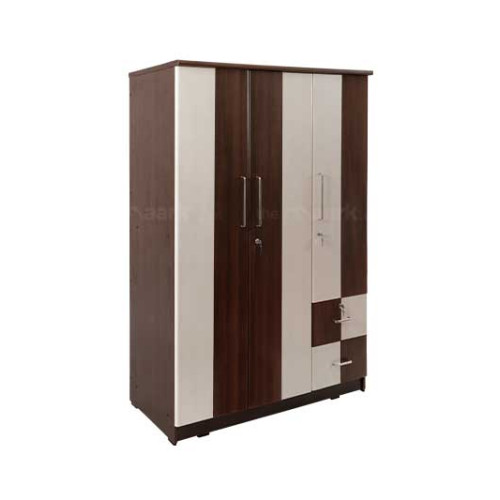 Wooden Classy Designed Three Door Wardrobe