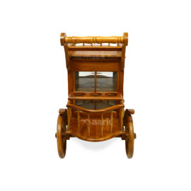 MAARK WOODEN INDO DINING SERVICE TROLLEY HT