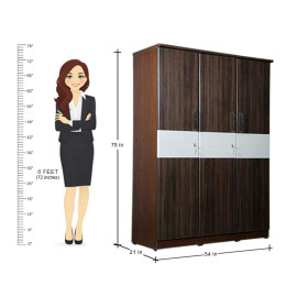 MAARK 3 DOOR WARDROBE PF PREMIUM